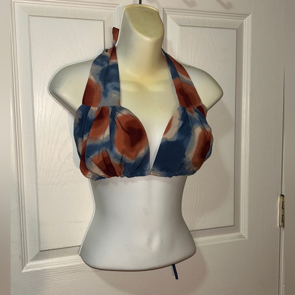 Nastygal Boho tie dye crop top